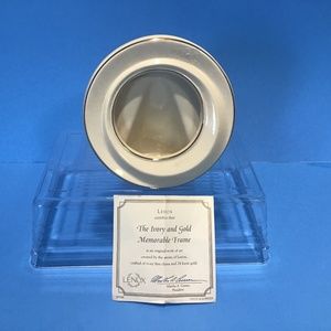 Lenox picture Frame 24k Gold